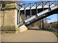 SJ4812 : The north eastern abutment of the Kingsland Bridge #2 by John S Turner