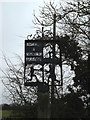 TM2166 : Bedfield and Monk Soham sports field sign by Geographer