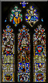 SE8904 : East window, Holy Trinity church, Messingham by Julian P Guffogg