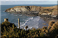 SM8032 : Headland across Traeth Llyfn by Alan Hughes