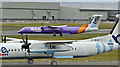 J3775 : G-JECX and G-FLBC, Belfast City Airport (March 2016) by Albert Bridge