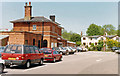 TL2415 : Welwyn North station entrance, ECML 1992 by Ben Brooksbank