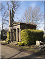 TQ2282 : Mausoleum and obelisk, Kensal Green Cemetery by Jim Osley