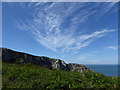 SH2283 : Fan cloud shape on Holyhead Mountain by Eirian Evans