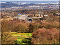 SD8304 : View Towards the M60 and Oldham from the Temple at Heaton Park by David Dixon