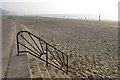 SZ0588 : The beach near Flag Head Chine by David Lally