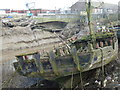 TF6120 : Old fishing boat - The Fisher Fleet, King's Lynn by Richard Humphrey