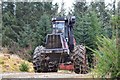 NT2742 : Harvester on the move, Glentress Forest by Jim Barton