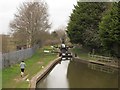 SJ7362 : Crow's Nest Lock, with jogger by Stephen Craven