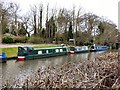 SJ5884 : Narrowboats at Moore by Gerald England