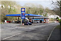 ST0996 : Treharris Service Station, Treharris by Jaggery