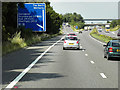 SK5697 : Northbound A1(M) Approaching Junction 35 at Wadworth by David Dixon