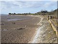 SX9983 : Seawall south of Lympstone by David Smith