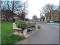 TQ2993 : Metropolitan drinking fountain and drinking trough, Southgate Green by Jim Osley