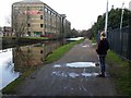 SE1437 : Leeds and Liverpool Canal by Salts Mill Road, Shipley by Rich Tea