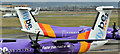 J3775 : Three Dash 8's, Belfast City Airport (April 2016) by Albert Bridge