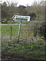 TM1353 : Roadsign on the B1078 Needham Road by Geographer