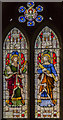 TF0548 : Stained glass window, St Andrew's church, Leasingham by Julian P Guffogg