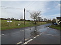 TM1454 : B1078 Lower Road, Hemingstone by Geographer