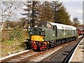 SD8022 : English Electric Class 40 Diesel Locomotive at Rawtenstall Station by David Dixon