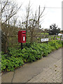 TM1251 : Sandy Lane Postbox & Sandy Lane sign by Geographer