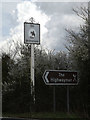 TM1155 : The Highwayman Public House sign by Geographer