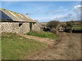 SM9040 : Farmyard bridleway, Tresinwen by Jonathan Wilkins