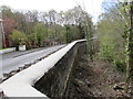 SN8001 : Side of a road bridge over a small stream, Clyne by Jaggery