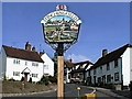 TL6832 : Finchingfield village sign by Oxfordian Kissuth