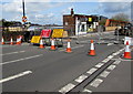 ST3088 : Road closed, Bridge Street, Newport by Jaggery