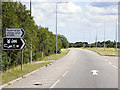 TF1244 : Heckington Bypass, Turnoff for the Village by David Dixon