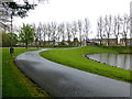 H4572 : Curved pathway, Omagh by Kenneth  Allen