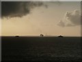 SU4902 : Storm clouds over the Solent by Rob Farrow