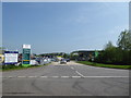 SU0797 : Entrance to Cotswold Agricultural Centre, Fosse Farm by Vieve Forward