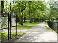 SJ8094 : Path in Longford Park by David Dixon