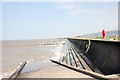 SJ0282 : Slipway and Sea Wall at Rhyl by Jeff Buck