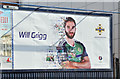 J3473 : Northern Ireland - Euro 2016 poster (Will Grigg), Belfast (May 2016) by Albert Bridge