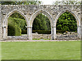 SU3802 : Beaulieu Abbey, Chapter House Arches by David Dixon