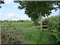 SJ7652 : Stile on field path near Barthomley by Jonathan Hutchins