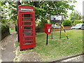 TM1048 : Telephone Box & 9 Little Box Meadow Postbox by Geographer