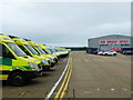 TL4804 : Essex Emergency Services maintenance base at North Weald Airfield by Rod Allday