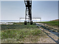 SJ4182 : Under the Lighting Gantry at John Lennon Airport by David Dixon