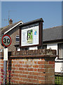 TM0848 : Somersham Baptist Chapel sign by Geographer