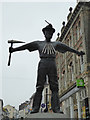 SW6942 : Miner's statue, Redruth by Chris Allen