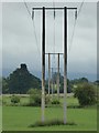 SO8441 : Electricity poles by Philip Halling