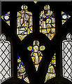 TF8209 : Stained glass window detail, Ss Peter & Paul church, Swaffham by J.Hannan-Briggs