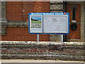 TM1246 : Bramford Methodist Church Notice Board by Geographer