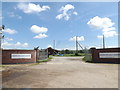 TM1148 : Entrance to Bramford Golf Centre by Geographer