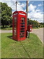 TL9780 : Telephone Box & The Street Postbox by Geographer