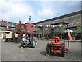 SU3581 : Tractors at Sheepdrove Farm by Des Blenkinsopp